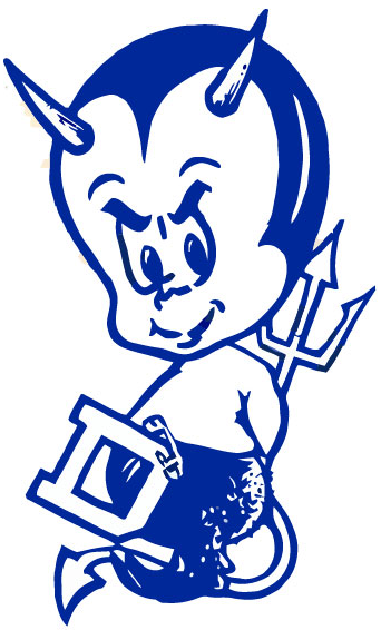 Duke Blue Devils 1971-1990 Mascot Logo iron on paper